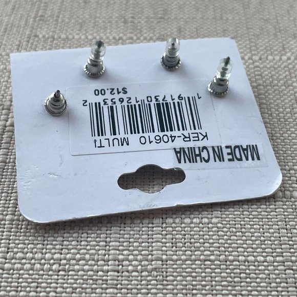 Capelli New York Women Earrings Stud Ear Jewely Set of 2 - Picture 5 of 7